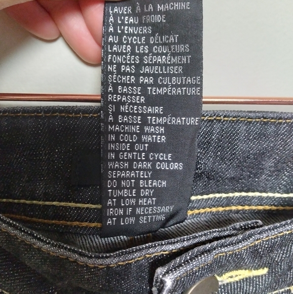 Jacob Black Dark Gray Bootcut Boot Cut Mid Rise Jeans Size 9/10 - Picture 7 of 8
